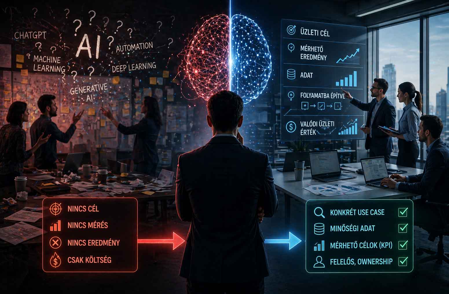 AI bevezetés céges környezetben: hype vagy üzleti döntés?