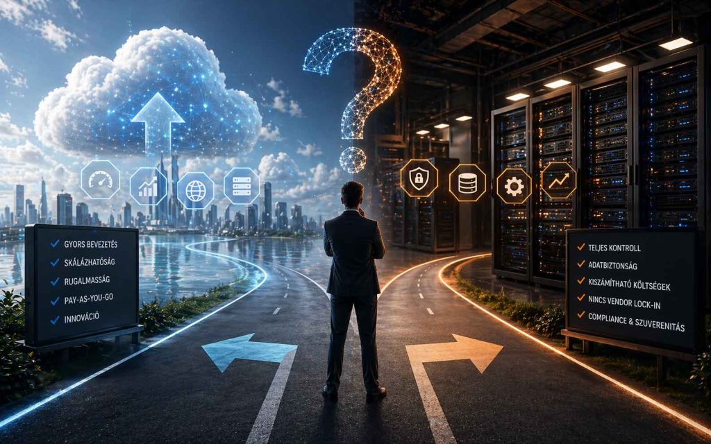 Felhő vs on-premise: a legnagyobb tévhitek 2026-ban