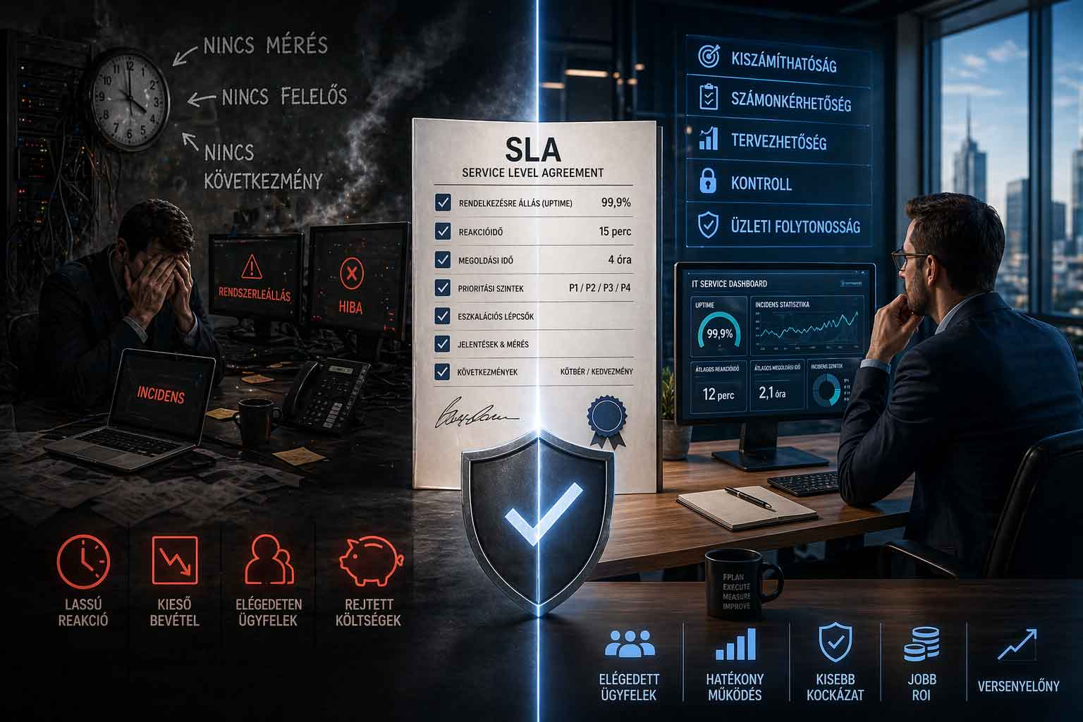 SLA nélkül üzemeltetni: a legdrágább spórolás